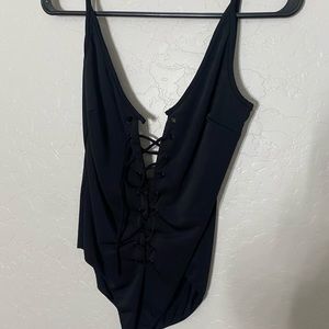 WINDSOR Black Bodysuit